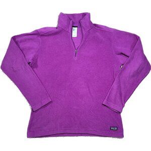 Patagonia Women’s Fleece Long Sleeve 1/4 Zip Pullover Mid-Layer Sweater Small